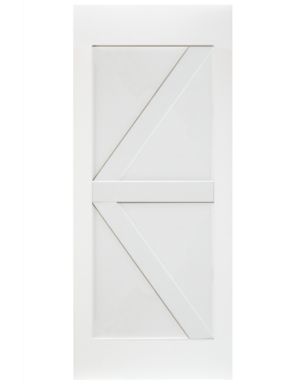 British Brace Barn Door (Primed)