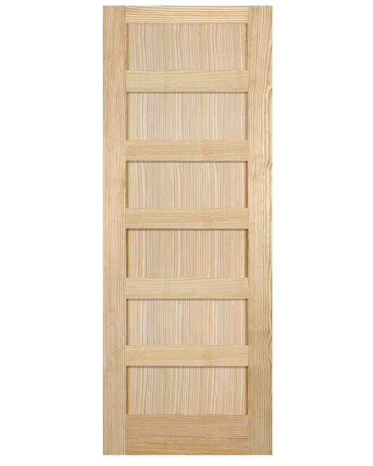 Six Panel Shaker Interior 8' Door
