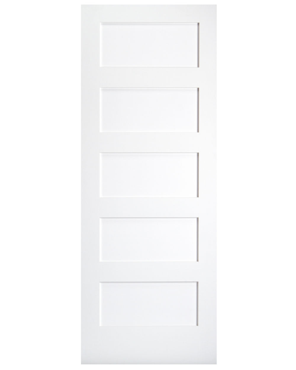 Five Panel Shaker Interior Door (Primed)