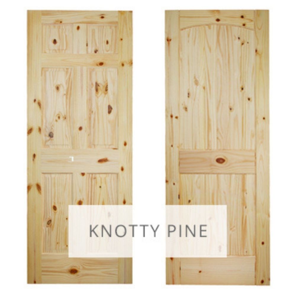 Our Doors Summit Building Products   Knotty Pine 