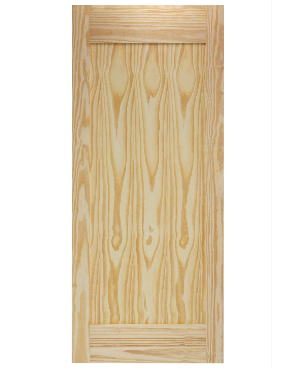 Single Panel Clear Pine Barn Door